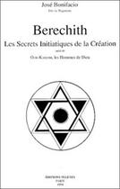 Couverture du livre « Berechith. secrets de la creation » de Bonifacio Jose aux éditions Teletes