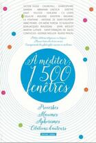 Couverture du livre « À méditer : 1500 fenêtres » de  aux éditions Thierry Cornu