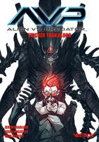 Couverture du livre « Alien vs. Predator ; thicker than blood » de Jeremy Barlow et Doug Wheatley aux éditions Vestron