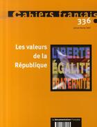 Couverture du livre « Les valeurs de la république » de  aux éditions Documentation Francaise