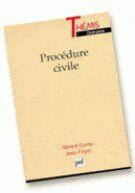Couverture du livre « Procedure civile » de Cornu/Foyer G./J. aux éditions Puf