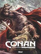 Couverture du livre « Conan le Cimmérien : la maison aux trois bandits » de Paolo Martinello et Patrice Louinet aux éditions Glenat
