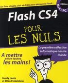 Couverture du livre « Flash cs4 pour les nuls » de Finkelstein/Leete aux éditions First Interactive