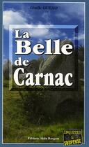 Couverture du livre « La belle de Carnac » de Gisele Guillo aux éditions Bargain
