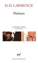 Couverture du livre « Poèmes » de D.H. Lawrence aux éditions Gallimard