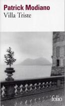 Couverture du livre « Villa triste » de Patrick Modiano aux éditions Gallimard