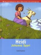 Couverture du livre « Heidi » de Johanna Spyri aux éditions Nathan