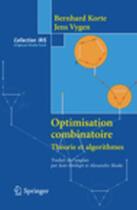 Couverture du livre « IRIS : optimisation combinatoire ; théorie et algorithmes » de B Korte et J Vygen aux éditions Springer