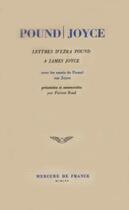 Couverture du livre « Lettres d'ezra pound a james joyce » de Pound Ezra aux éditions Mercure De France