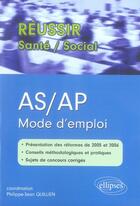 Couverture du livre « As/ap mode d'emploi » de Quillien Sablonniere aux éditions Ellipses