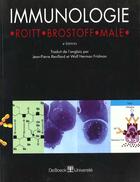 Couverture du livre « Immunologie » de Roitt aux éditions De Boeck