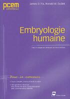 Couverture du livre « Embryologie humaine pcem intentif » de Fix/Dudex aux éditions Pradel