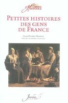 Couverture du livre « Petites histoires des gens de France » de Rorive Jean-Pierre aux éditions Jourdan