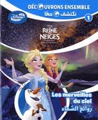 Couverture du livre « La Reine des Neiges : le ciel nocture ; découvrons ensemble ; les merveilles du ciel » de Disney aux éditions Hachette-antoine