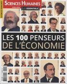 Couverture du livre « Sciences humaines hs n 3 les essentiels les 100 penseurs de l'economie - mars 2019 » de  aux éditions Sciences Humaines