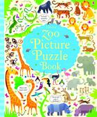 Couverture du livre « Zoo ; picture, puzzle, book » de Kirsteen Robson aux éditions Usborne