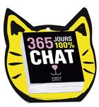 Couverture du livre « 365 jours 100 % chats (édition 2017) » de Lesley O'Mara aux éditions First