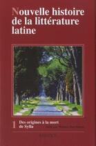 Couverture du livre « Nouvelle histoire de la litterature latine t1 » de Suerbaum W aux éditions Brepols