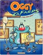 Couverture du livre « Oggy et les cafards Tome 1 : plouf, prouf, vrooo ! » de Diego Aranega et Frevin aux éditions Dargaud