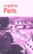 Couverture du livre « Coffret gout de paris » de  aux éditions Mercure De France