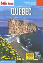 Couverture du livre « GUIDE PETIT FUTE ; CARNETS DE VOYAGE ; Québec (édition 2016/2017) » de  aux éditions Le Petit Fute