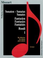 Couverture du livre « Mozart ; sonates ; fantaisies ; rondi I » de Wolfgang-Amadeus Mozart aux éditions Place Des Victoires/kmb
