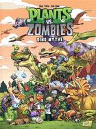 Couverture du livre « Plants vs zombies Tome 12 : dino mythe » de Paul Tobin et Ron Chan aux éditions Jungle