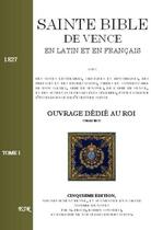 Couverture du livre « Sainte bible de Vence, en latin et en français » de Vence aux éditions Saint-remi