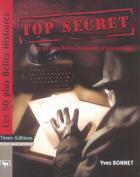 Couverture du livre « Top secret » de Yves Bonnet aux éditions Timee