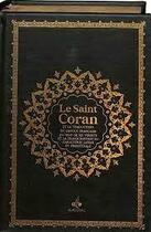 Couverture du livre « Saint Coran » de Revelation aux éditions Albouraq