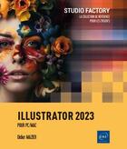 Couverture du livre « Illustrator 2023 : pour pc/mac » de Didier Mazier aux éditions Eni