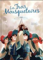 Couverture du livre « Les trois mousquetaires » de Benedicte Riviere et Camille Andre aux éditions Auzou