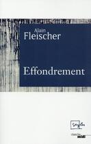 Couverture du livre « Effondrement » de Alain Fleischer aux éditions Cherche Midi