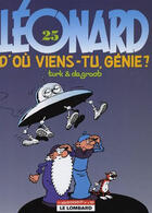 Couverture du livre « Léonard T.25 ; d'où viens-tu génie ? » de Bob De Groot et Turk aux éditions Lucky Comics