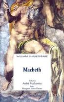 Couverture du livre « Macbeth » de William Shakespeare aux éditions Solitaires Intempestifs