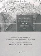 Couverture du livre « Lettre sur le commerce de la librairie » de Denis Diderot aux éditions Cartaginoiseries