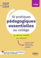 Couverture du livre « L'essentiel pour enseigner » de Reynaud Carine aux éditions Belin Education