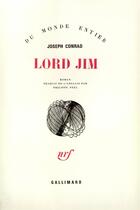 Couverture du livre « Lord Jim » de Joseph Conrad aux éditions Gallimard