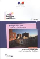 Couverture du livre « Politique de la ville ; l'expérience américaine » de Sabino Cassese aux éditions Documentation Francaise