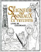 Couverture du livre « Le seigneur des anneaux ; livre de coloriage » de J.R.R. Tolkien aux éditions Christian Bourgois