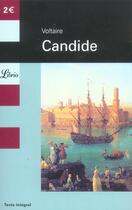 Couverture du livre « Candide » de Voltaire aux éditions J'ai Lu