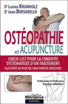 Couverture du livre « Ostéopathie et acupuncture » de Krumholz L. & Borsar aux éditions Marco Pietteur