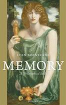 Couverture du livre « Memory: A Philosophical Study » de Bernecker Sven aux éditions Oup Oxford