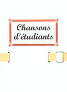 Couverture du livre « Chansons d'etudiants » de  aux éditions Maloine