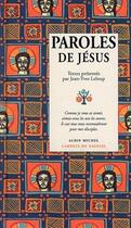 Couverture du livre « Paroles de Jésus » de Jean-Yves Leloup aux éditions Albin Michel