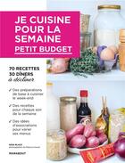 Couverture du livre « Je cuisine pour la semaine ; petit budget » de Black Keda et Rebecca Genet aux éditions Marabout