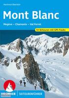 Couverture du livre « Mont blanc ski (all) megeve - chamonix - val ferret » de H. Eberleim aux éditions Rother