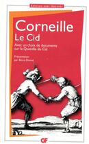 Couverture du livre « Le Cid » de Pierre Corneille aux éditions Flammarion