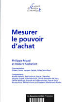 Couverture du livre « Mesurer le pouvoir d'achat » de Rochefort et Moati aux éditions Documentation Francaise