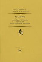 Couverture du livre « Neant (le) » de Laurent Jerome aux éditions Puf